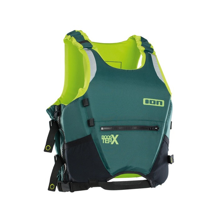 Youth Impact/buoyancy vest ION Booster X Side Zip Seaweed