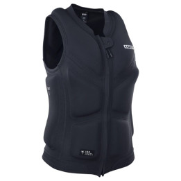 Womens impact vest ION Lunis Front Zip black