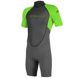 Youth wetsuit O'Neill Reactor-2 Spring 2 mm Back Zip S/S Graph/Dayglo