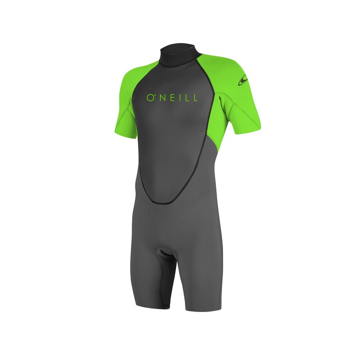 Youth wetsuit O'Neill Reactor-2 Spring 2 mm Back Zip S/S Graph/Dayglo