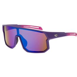 Sunglasses GOG Bike/Run Vidar matt purple/pink - Polarized reflex blue lens