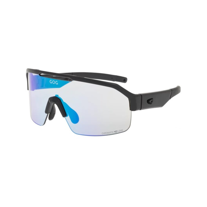 Sunglasses GOG Bike/Run Thor C matt black - Photochromic reflex blue lens