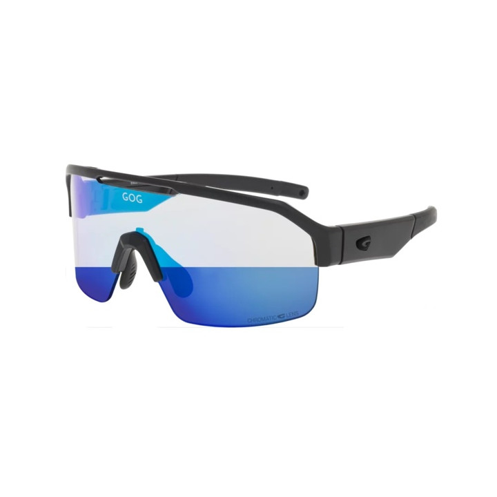 Sunglasses GOG Bike/Run Thor C matt black - Photochromic reflex blue lens