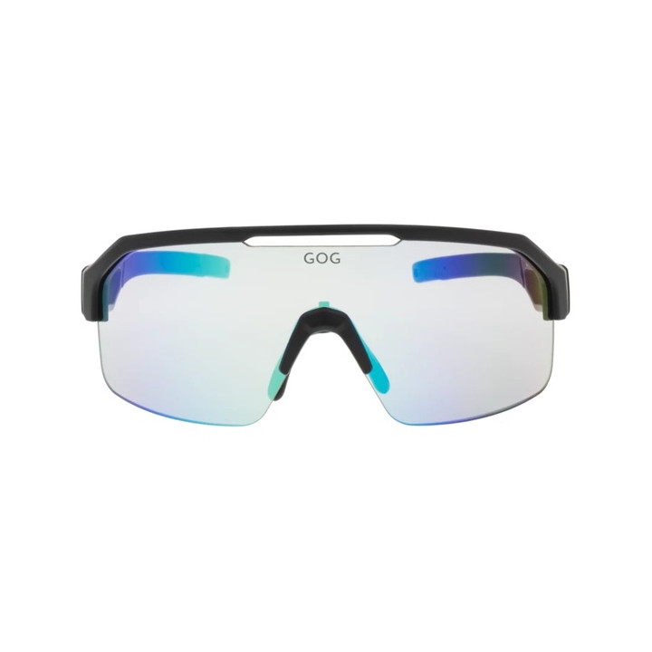 Sunglasses GOG Bike/Run Thor C matt black - Photochromic reflex blue lens