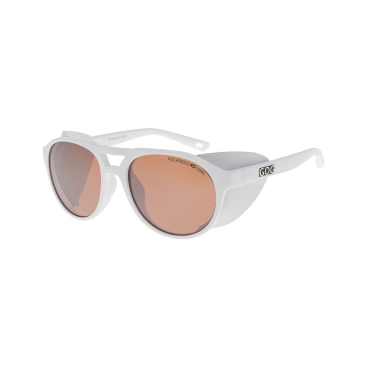 Sunglasses GOG Outdoor Nanga white - polarized reflex silver