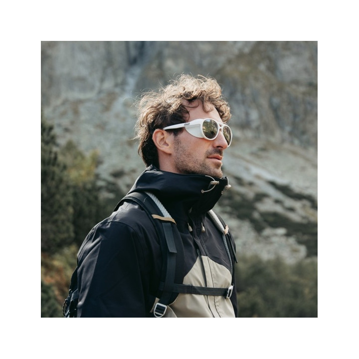 Sunglasses GOG Outdoor Nanga white - polarized reflex silver