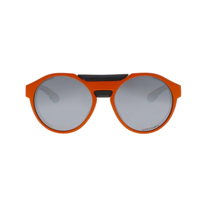 Sunglasses GOG Outdoor Manaslu matt neon orange/black - Polycarbonate reflex silver lens