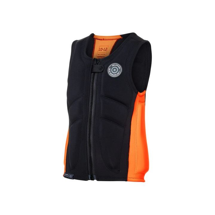 Youth Impact vest NeilPryde Combat Youth Front Zip Black/Orange