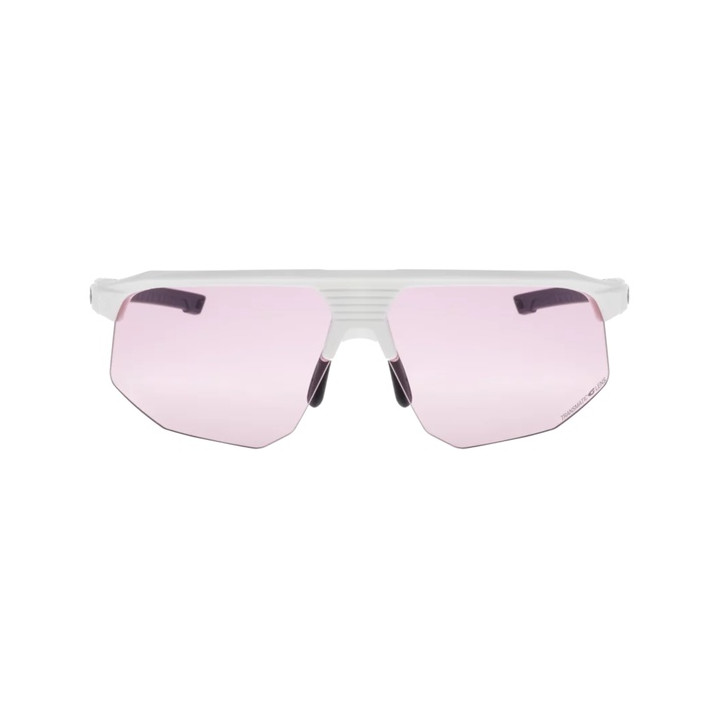 Sunglasses GOG Bike/Run Kilo white / black - Polycarbonate pink-smoke lens