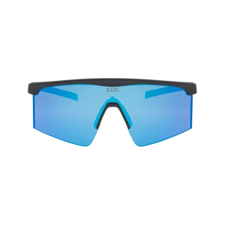 Sunglasses GOG Bike/Run Sigurd black - polycarbonate reflex white-blue