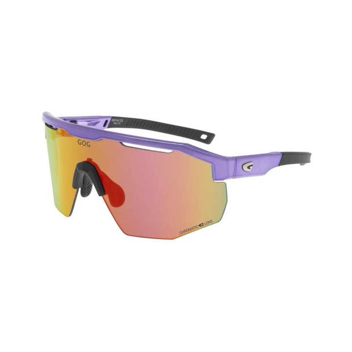 Sunglasses GOG Bike/Run Argo C purple/black - photochromic reflex red