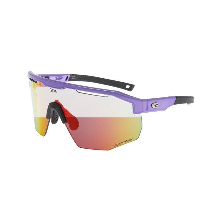 Sunglasses GOG Bike/Run Argo C purple/black - photochromic reflex red