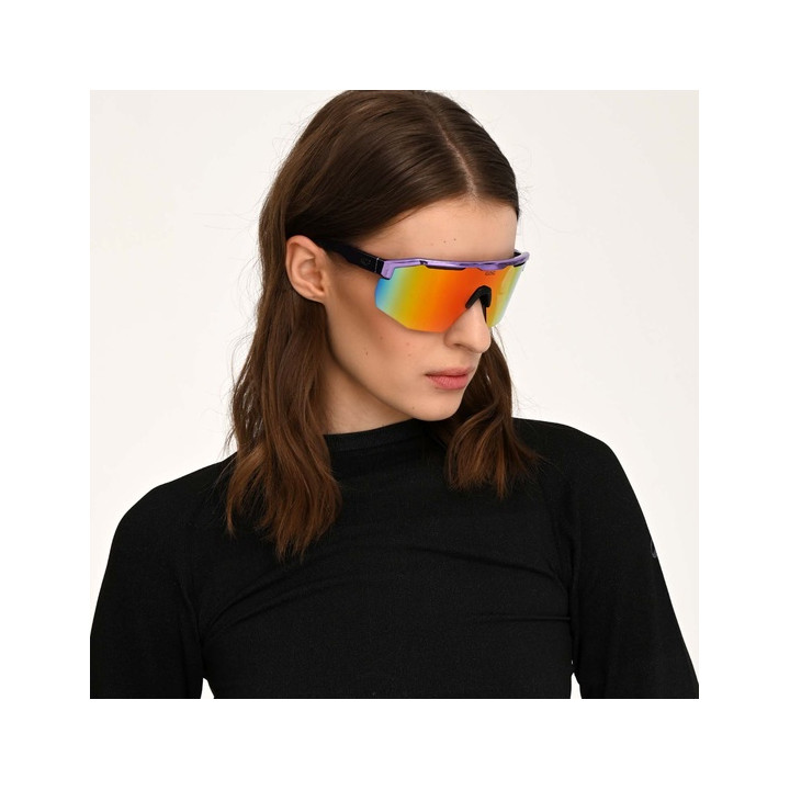 Sunglasses GOG Bike/Run Argo C purple/black - photochromic reflex red