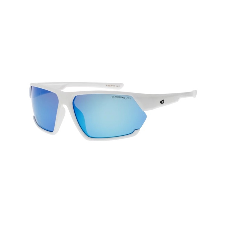 Sunglasses GOG Outdoor Surazo matt white - Polarized reflex white-blue lens