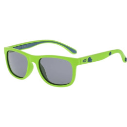 Sunglasses GOG Kids/Junior Alice matt neon green / blue - Polarized smoke lens