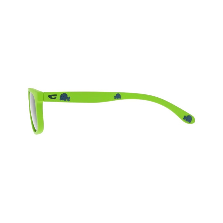 Sunglasses GOG Kids/Junior Alice matt neon green / blue - Polarized smoke lens
