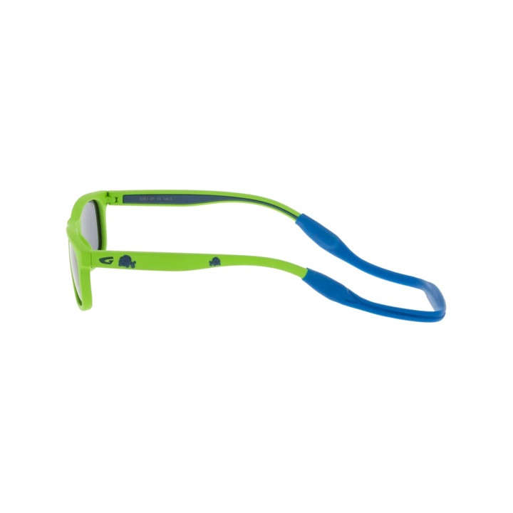 Sunglasses GOG Kids/Junior Alice matt neon green / blue - Polarized smoke lens