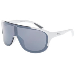 Sunglasses GOG Bike/Run Medusa matt white / grey - Polycarbonate reflex silver lens