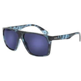 Sunglasses GOG Lifestyle Enzo brown demi - Polarized reflex blue lens