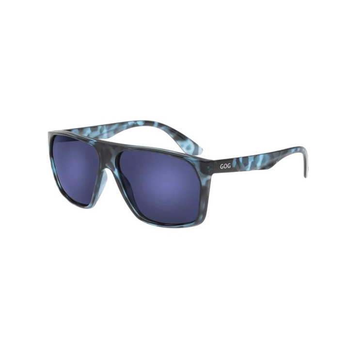 Sunglasses GOG Lifestyle Enzo brown demi - Polarized reflex blue lens