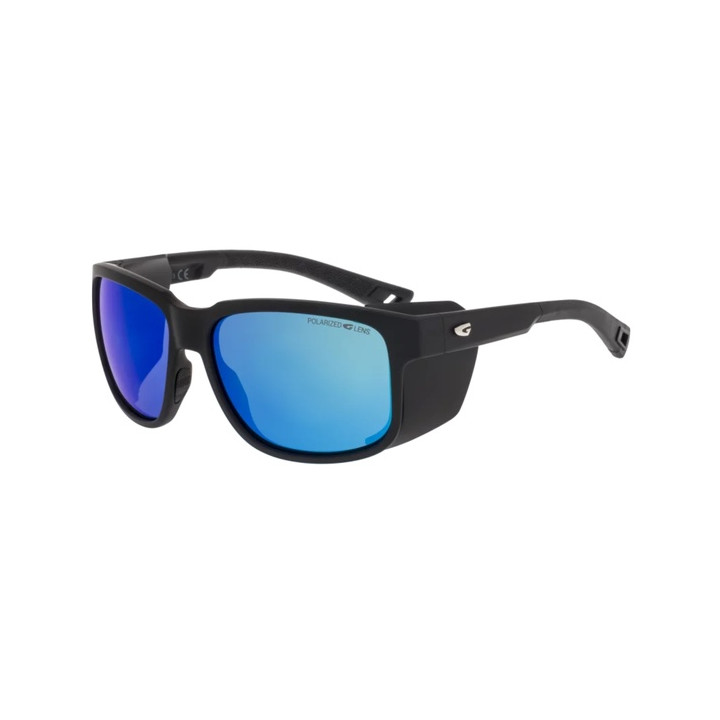 Sunglasses GOG Outdoor Makalu matt black - Polarized reflex white-blue lens