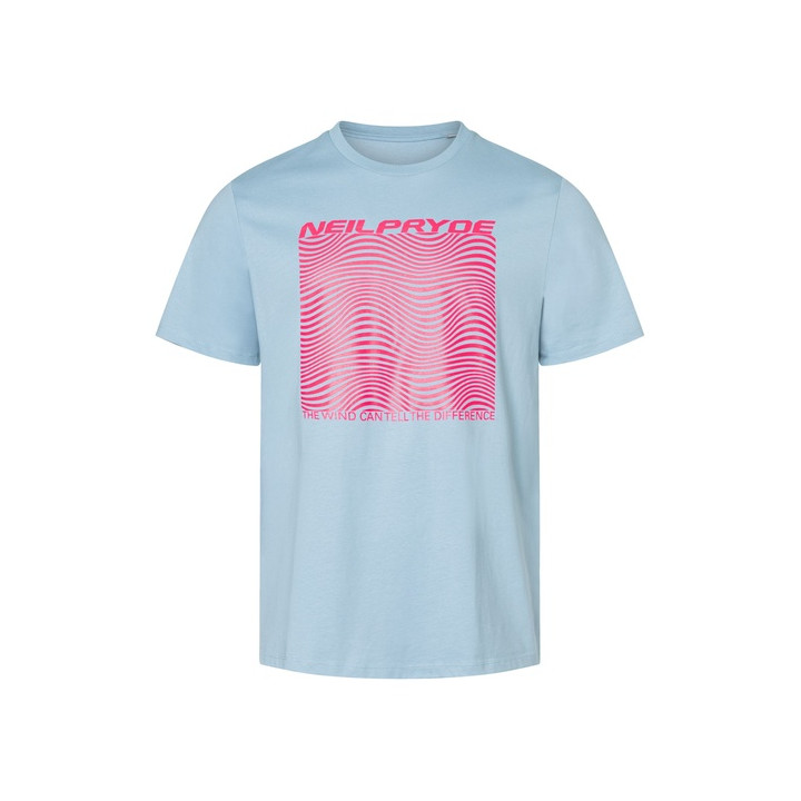 NeilPryde Mens T-Shirt Wave Aquamarine