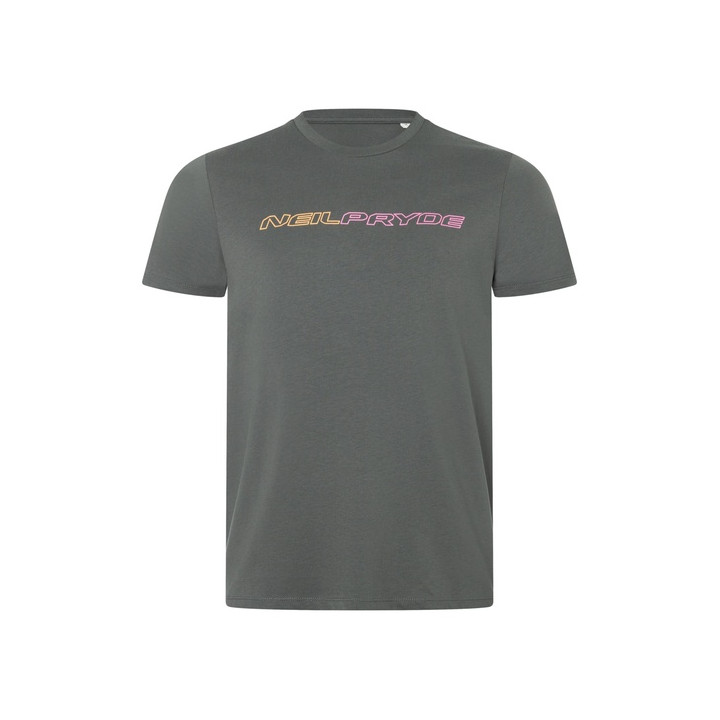 NeilPryde Mens T-Shirt Two Tone Iron Grey
