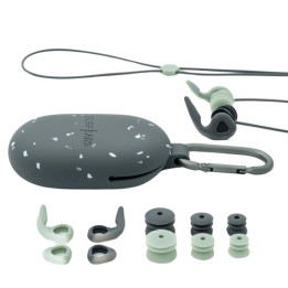 Ear plugs SurfEars 4.0 Black Sage set with case