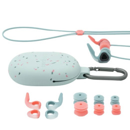 Ear plugs SurfEars 4.0 Coral Sky set with case