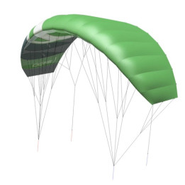 Trainer Kite CrossKites Quattro Green 4-line with handles - various colors