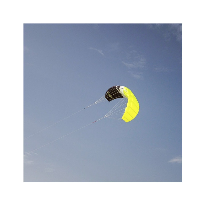 Trainer Kite CrossKites Boarder 2.1 Fluor Yellow 2-line with bar