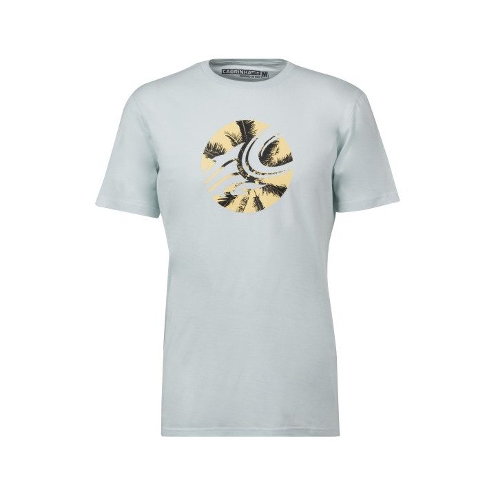 Mens T-Shirt Cabrinha Palm C Light Blue