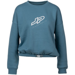 Womens sweater JP-Australia Crewneck Logo White/Peacock Blue