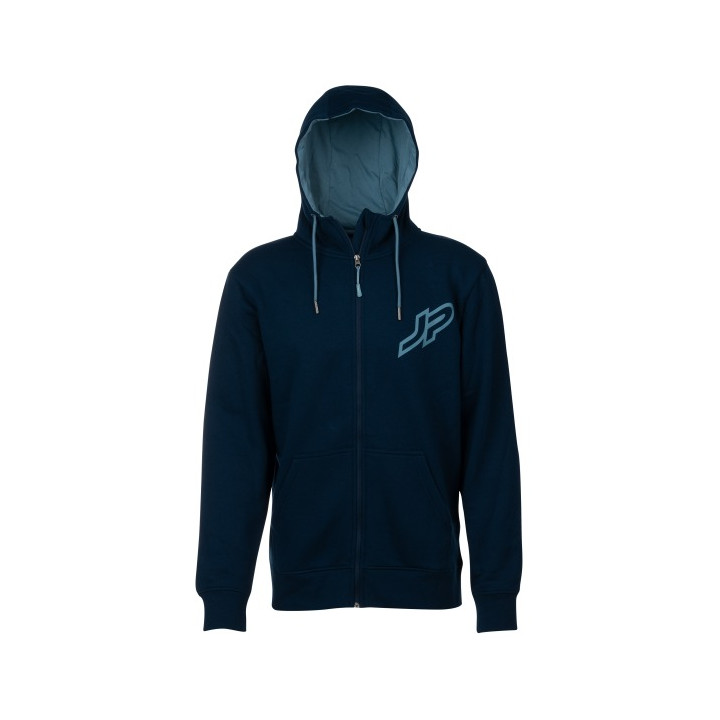 Mens hoodie JP-Australia Zipper Backprint Midnight Blue