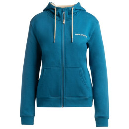 Womens hoodie NeilPryde Zipper Backprint Peacock Blue