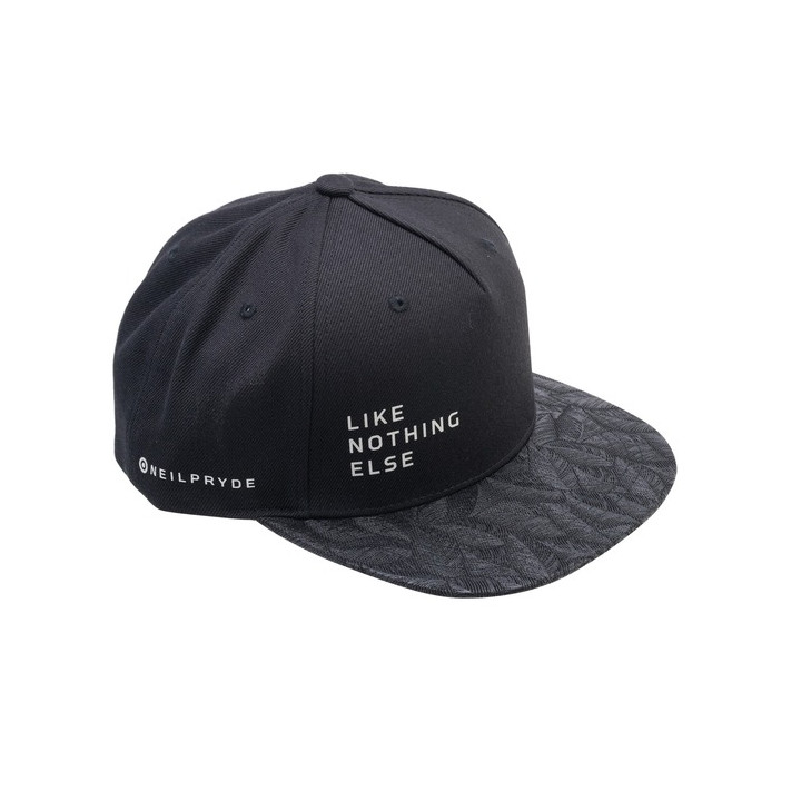 NeilPryde Floral Flat Cap Black