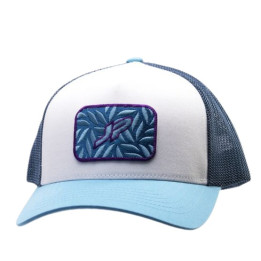 JP-Australia Floral Net Cap White/Blue