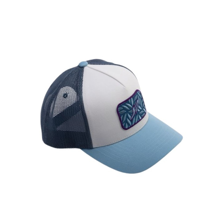 JP-Australia Floral Net Cap White/Blue