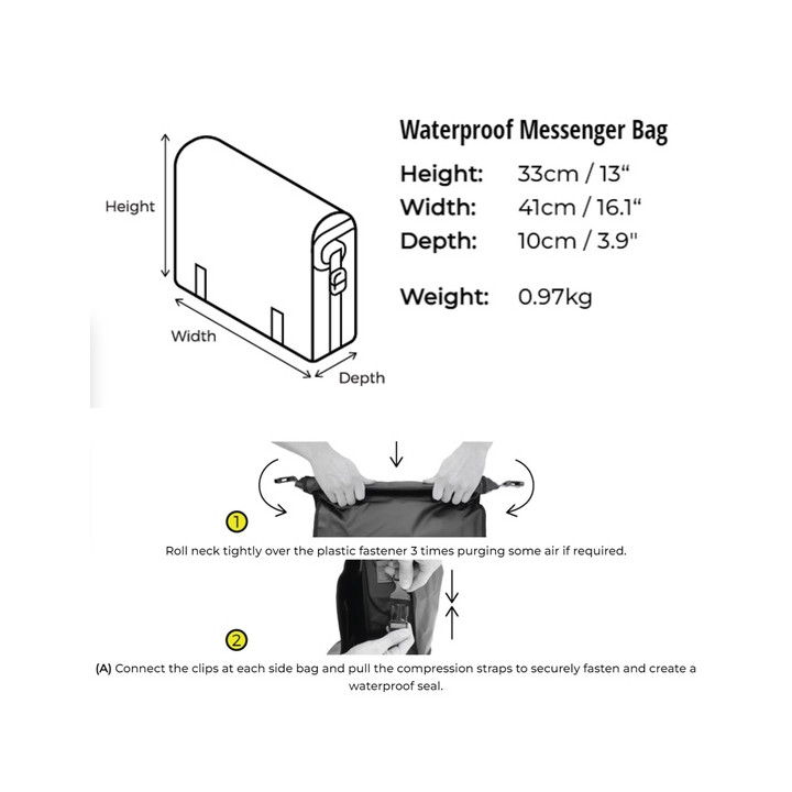 Waterproof bag OverBoard Waterproof Messenger Bag