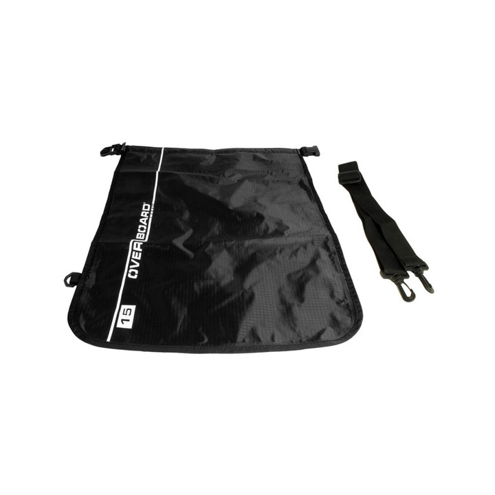 Dry Bag OverBoard Dry Flat Bag 15 L Black