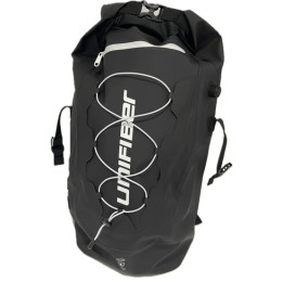 Unifiber Waterproof Rolltop Backpack Black