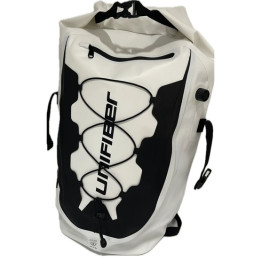 Unifiber Waterproof Rolltop Backpack White