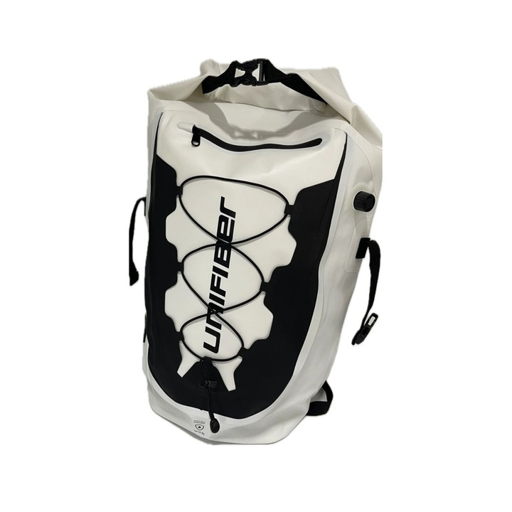 Unifiber Waterproof Rolltop Backpack White