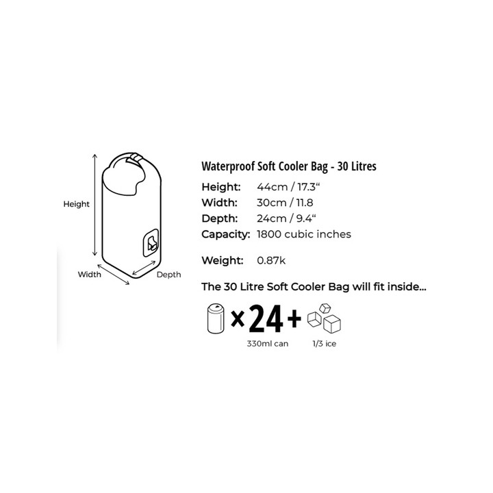 Dry Bag OverBoard Soft Cooler Bag 30 L