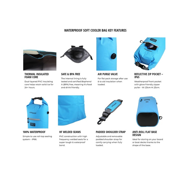 Dry Bag OverBoard Soft Cooler Bag 30 L