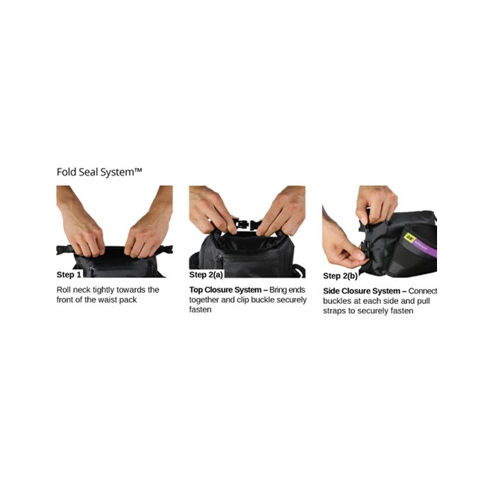 Waterproof Waist Pack OverBoard Light 4 L Black