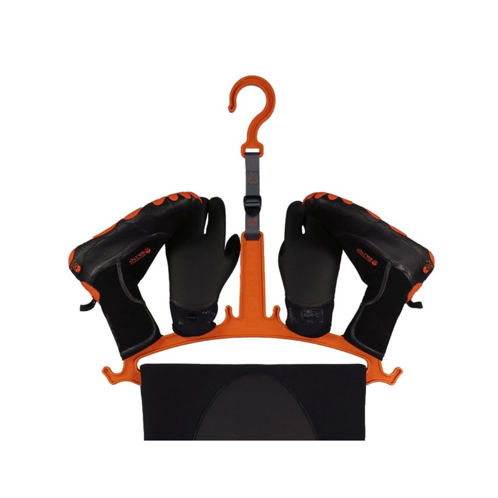 C-MONSTA Wetsuit and Neoprene Accessories Hanger Set - 2 pcs Orange