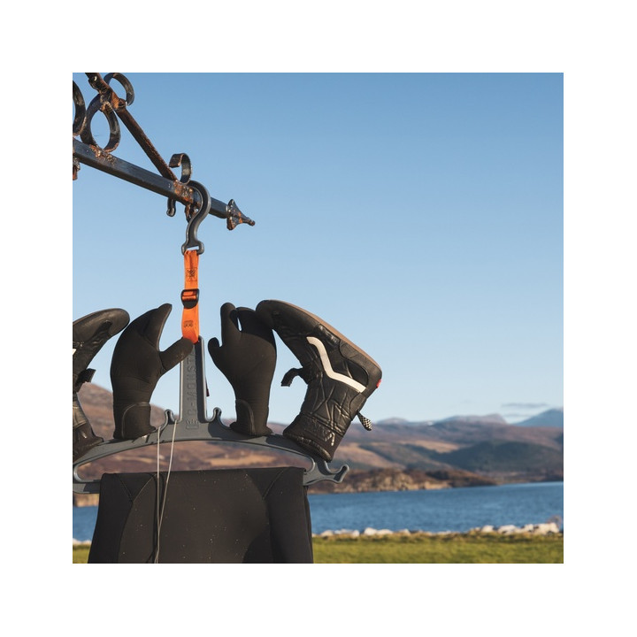 C-MONSTA Wetsuit and Neoprene Accessories Hanger Set - 2 pcs Orange