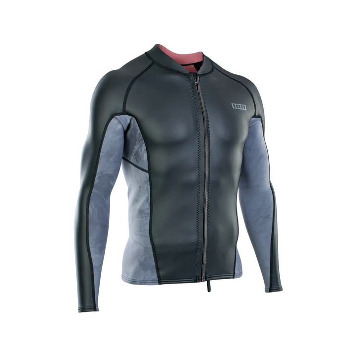 Mens thermal ION Neo Zip Top 2/1 LS Skin Black