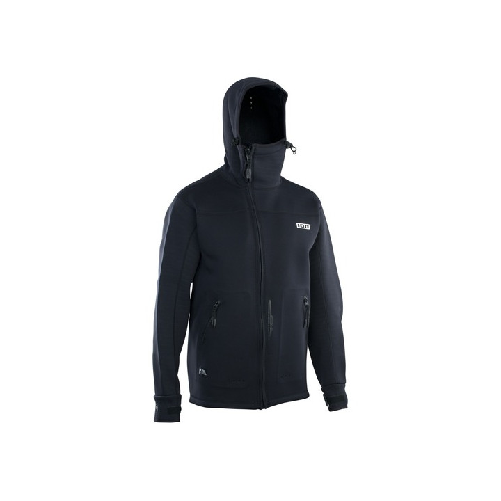 Mens neoprene jacket ION Neo Shelter Amp Black